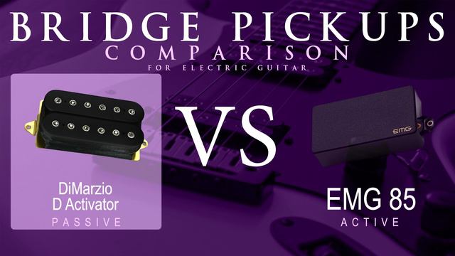 DiMarzio D ACTIVATOR vs EMG 85 - Bridge Pickup Guitar Tone Comparison Demo смотреть онлайн