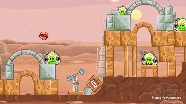 Angry Birds Star Wars Luke and Leia Gameplay Trailer смотреть онлайн