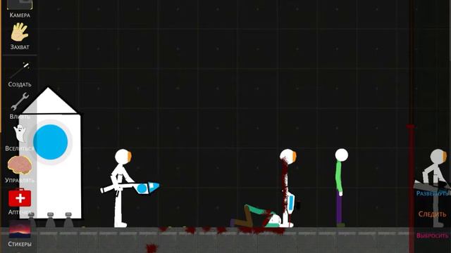 Обновление лунного мода в TSRP! Turbo Stickman Ragdoll Playground. смотреть онлайн