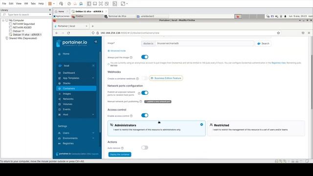 PROYECTO ASO: CREACION DE NEXTCLOUD CON DOCKER Y PORTAINER смотреть онлайн