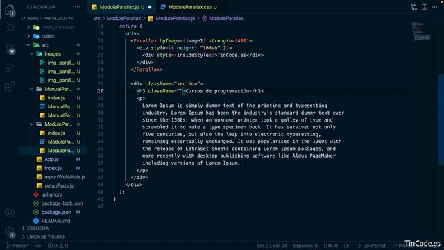 Crea con React un Parallax ? смотреть онлайн