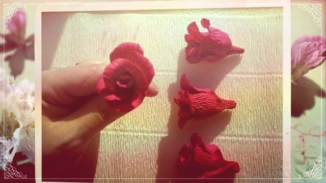 Как сделать РОЗУ из гофрированной бумаги смотреть онлайн