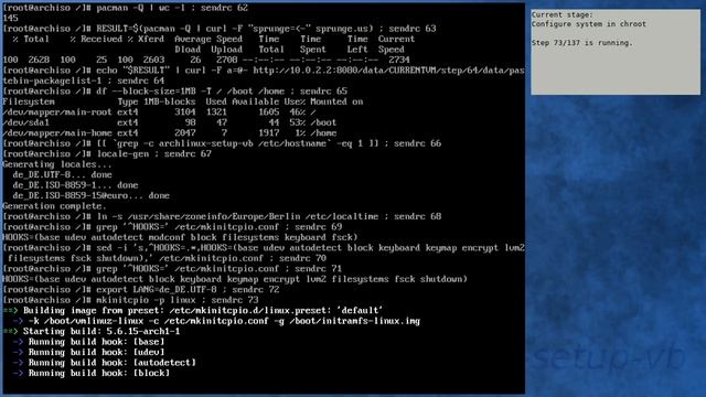 Arch Linux installation recording to kernel 5.7.1-arch1-1 (testing) смотреть онлайн