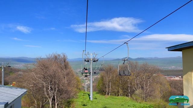 Ropeway Tsaghkadzor, Kotayk, Armenia смотреть онлайн