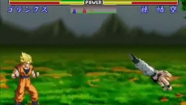 Dragon Ball Z Shin Butouden - Super Saiyan Gotenks смотреть онлайн