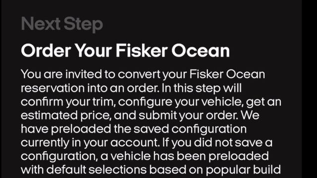FISKER OCEAN SPORT - Submitting $1000 Deposit to Confirm Order смотреть онлайн