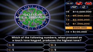 Who Wants to Be A Super Millionaire? - Game 10