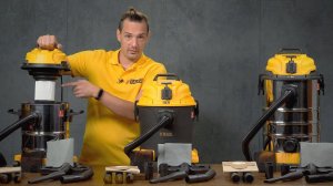 Презентация линейки строительных пылесосов DENZEL