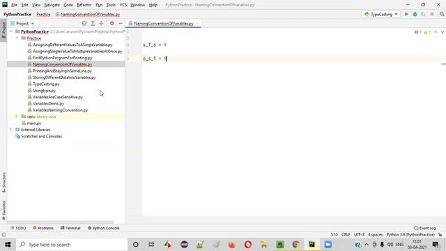 Naming Convention of Variables in Python (Selenium Python - Session 37) смотреть онлайн