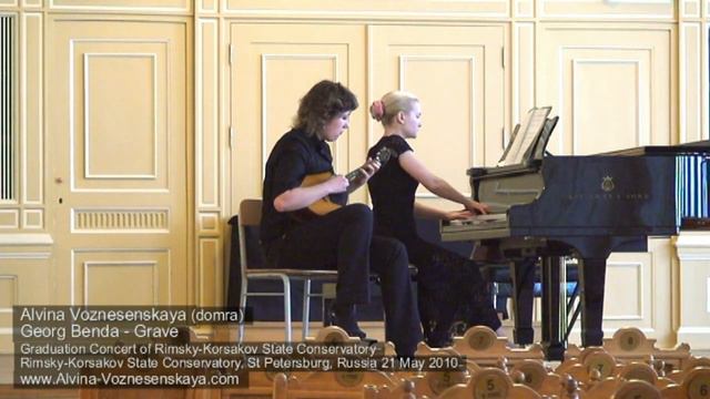 Alvina Voznesenkaya (domra) :: Georg Benda - Grave