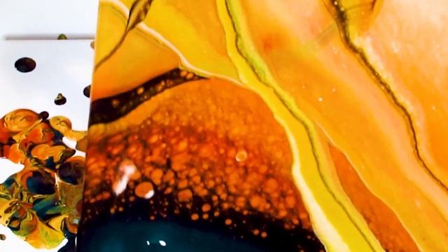 Add some Magic to your Fluid Art ? Most relaxing fluid paint pouring video ? Флуид Арт Релакс Видео смотреть онлайн