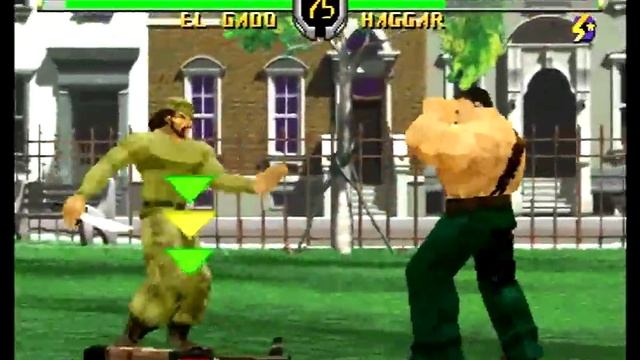 Final Fight Revenge (Sega Saturn) Arcade Mode As El Gado