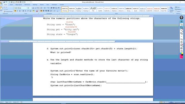 charAt method Feb 2020 смотреть онлайн