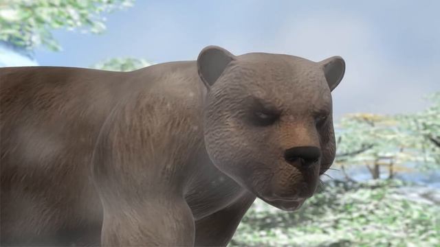 Arctodus simus VS Smilodon : Dinosaurs Battle Special #pong1977 смотреть онлайн