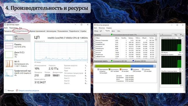Полезные функции диспетчера задач (Windows) смотреть онлайн