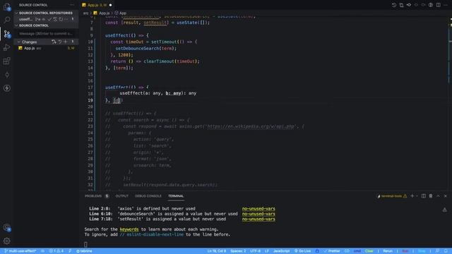 ReactJS useEffect,Fix debounce API issue by multi useEffect! [Arabic] [شرح الرياكت] смотреть онлайн