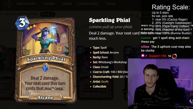 Spell Damage Druid, WHAT?!?! Whizbang Arena Druid Card Review - Hearthstone смотреть онлайн