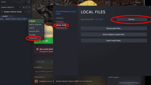 Shadow Warrior Classic on Apple M1 смотреть онлайн