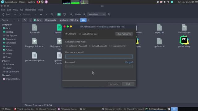 How to install Pycharm on Parrot os | Linux | Debian смотреть онлайн