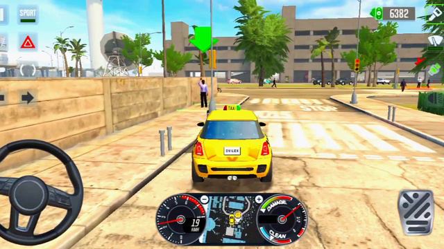 UBER CITY TAXI DRIVER GAMEPLAY TAXI SIM 2020 ANDROID IOS GAMEPLAY смотреть онлайн