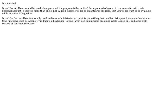 Windows: What is the difference between installing for all users and current user? (3 Solutions!!) смотреть онлайн