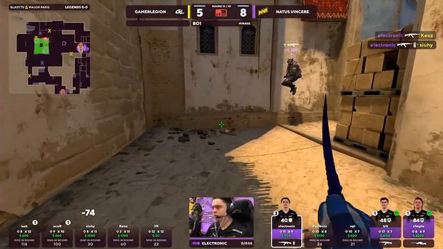 NAVI vs GAMERLEGION | Paris Major 2023 | First Map смотреть онлайн