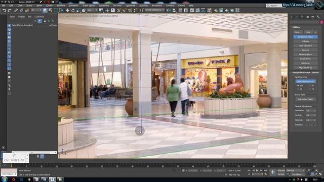 Вставка 3d модели в фото (Perspective Match) смотреть онлайн