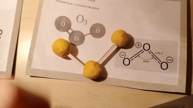 Моделі молекул власноруч від Подлєснова Віталія Гімназія 3 Дніпро