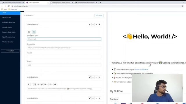 All about GitHub Profile README and a great tool смотреть онлайн