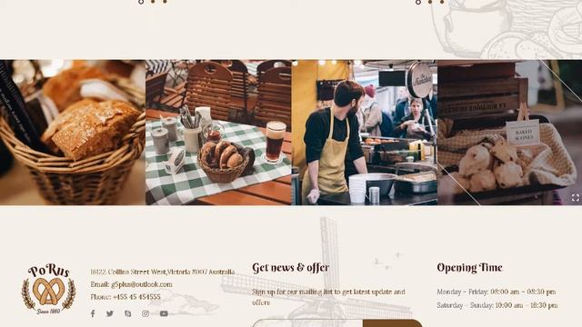 Porus - Bakery Store WordPress Theme | Themeforest Templates смотреть онлайн