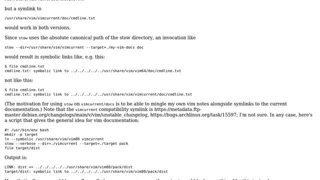 Can GNU Stow use a stow directory that is a symbolic link? смотреть онлайн