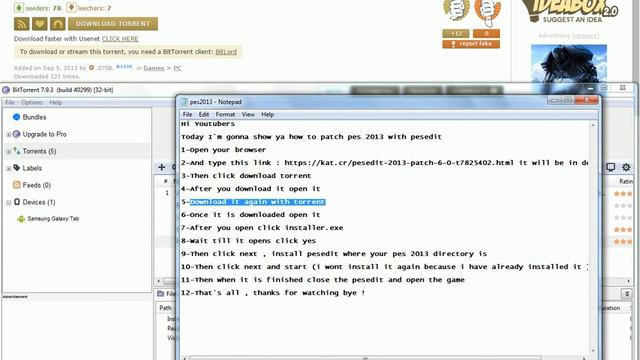 Pesedit Patch 6.0 PES 2013