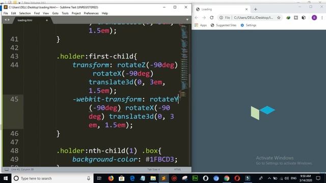 How to design amazing loading animation using only html and css смотреть онлайн