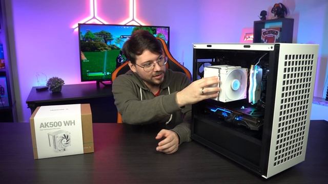 O MELHOR AIR COOLER PRO RYZEN 7 E INTEL CORE I7? - DeepCool AK500 смотреть онлайн