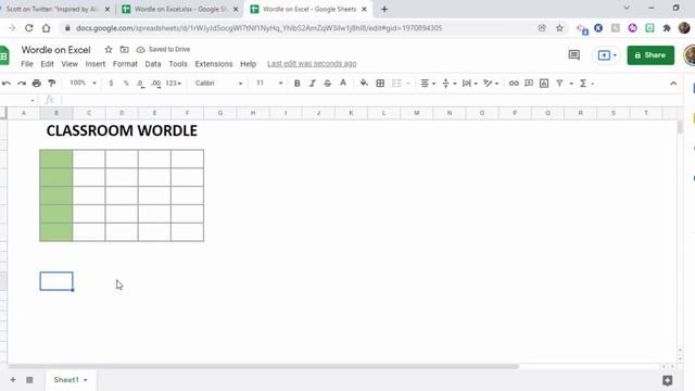 How to Create a Wordle in Google Sheets using just a few simple steps! смотреть онлайн