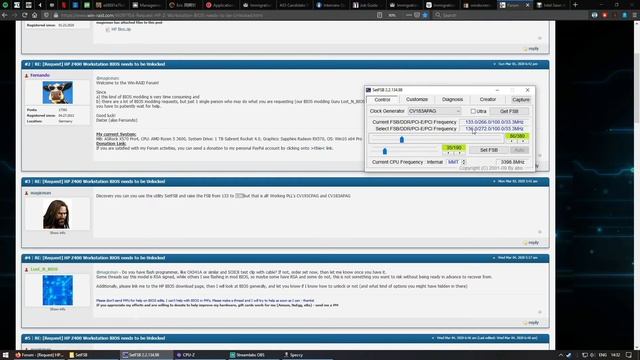 How to OVERCLOCK FSB on HP Z400 PC! 2.25% Increase смотреть онлайн