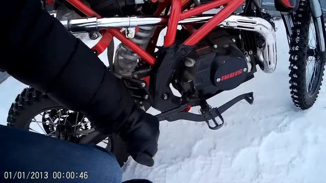 Irbis TTR125 DC-CDI и проверка тахометров смотреть онлайн