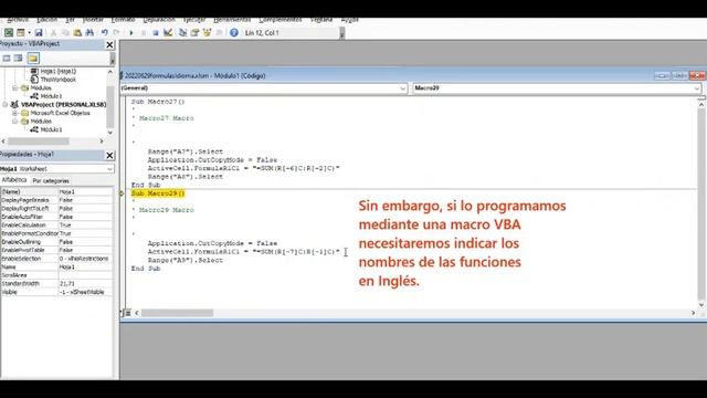 ¿En qué idioma están las funciones de Microsoft Excel? смотреть онлайн