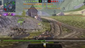 лёгкий бой на твп 50/51.ворлд оф танкс блитз.