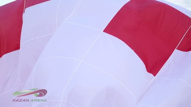 Запуск первой в Татарстане экскурсии на воздушном шаре у стадиона "Казань Арена" смотреть онлайн