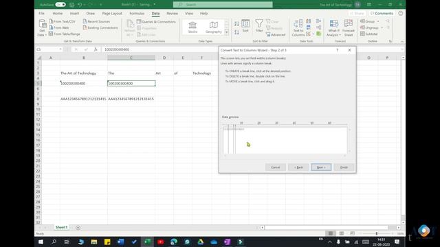 Excel text to columns formula automatically | Text to columns in Excel смотреть онлайн