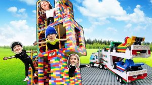 Кто Последний Покинет ДОМ из ЛЕГО - Челлендж !