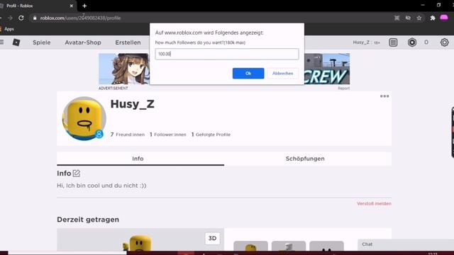 Roblox New fast Follower bot (100k in 10min) Script смотреть онлайн