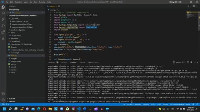 Machine Learning app using FastAPI and Jinja2| complete NLP app смотреть онлайн