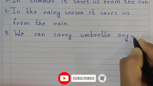 10 Lines On Umbrella ⛱️ | Essay On Umbrella In English | Easy Sentences About Umbrella смотреть онлайн
