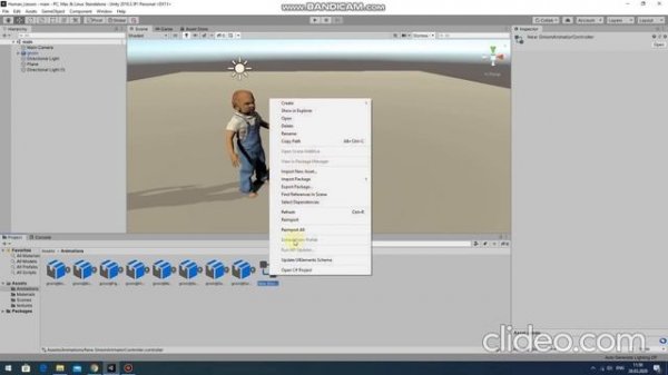 Урок Анимация гуманоидного персонажа (Unity, MakeHuman, Mixamo)
