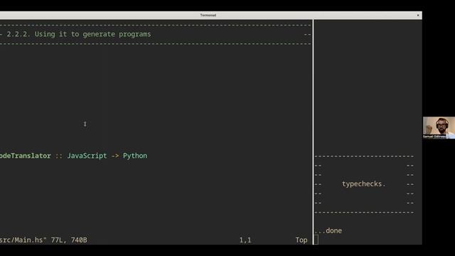 2022 09 26, Samuel Gélineau, Can we Prove Facts About Machine Learning Models via Code synthesis? смотреть онлайн