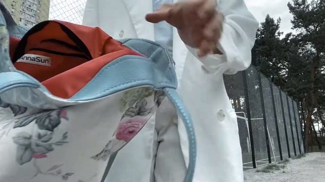 ЛЕТНЯЯ БОЛЬШАЯ СУМКА ИЗ 100% ХЛОПКА И ЭКОКОЖИ смотреть онлайн