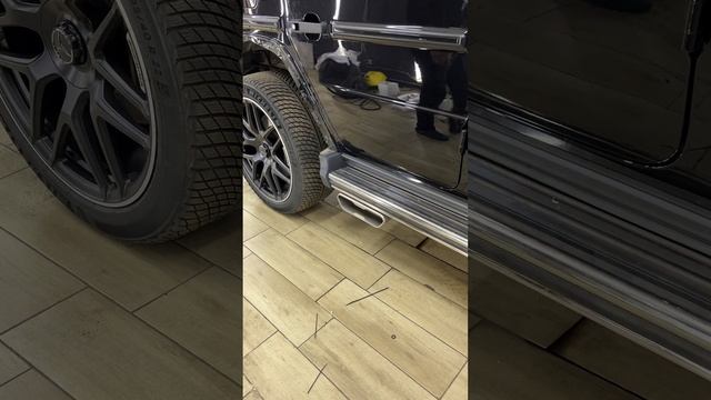 Выхлоп Akrapovič (акрапович) на  Mercedes G серий