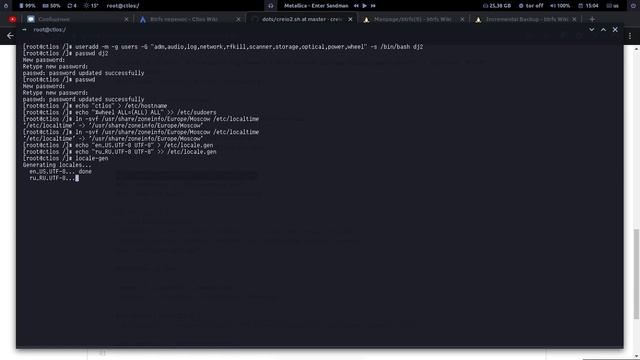 Установка Arch Linux на btrfs | инкрементальные снапшоты | Отправка по ssh смотреть онлайн